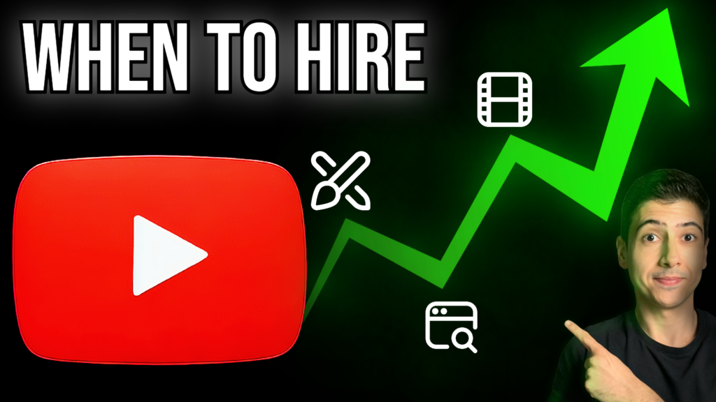 The right time to hire people to grow a Youtube channel